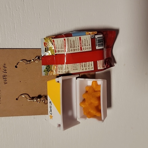 Handmade "Fast Food" Earrings - Picture 3 of 3